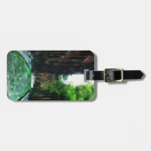 Cobblestone Street Beacon Hill Boston Abstract Bagagelabel (Voorkant horizontaal)