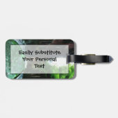 Cobblestone Street Beacon Hill Boston Abstract Bagagelabel (Achterkant horizontaal)