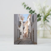 Cobblestone Street in Spanje – Europa Briefkaart (Staand voorkant)