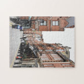 Cobblestone Street Kensington London England Legpuzzel (Horizontaal)