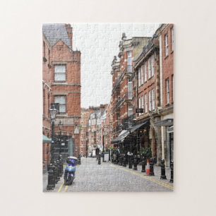 Cobblestone Street Kensington London England Legpuzzel