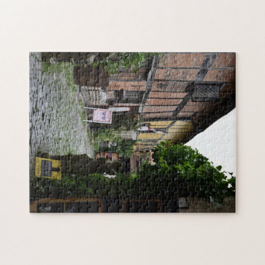 Cobblestone Street, Stratford-Upon-Avon England Legpuzzel (Horizontaal)