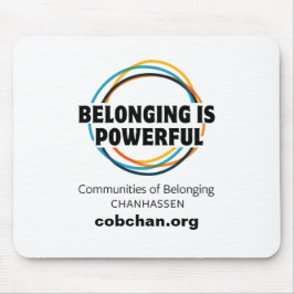 CoBC Mousepad - Belonging is krachtig Muismat