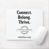 CoBC Mousepad - Connect Belong Thrive Muismat (Met muis)