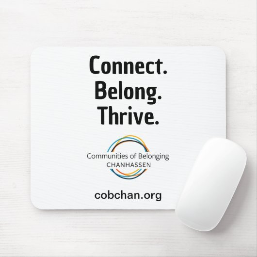 CoBC Mousepad - Connect Belong Thrive Muismat (Met muis)
