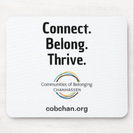 CoBC Mousepad - Connect Belong Thrive Muismat