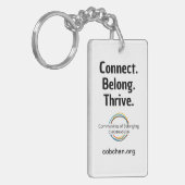 CoBC-Sleutelhanger - Connect Belong Thrive Sleutelhanger (Voorkant Links)