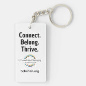 CoBC-Sleutelhanger - Connect Belong Thrive Sleutelhanger (achterkant)