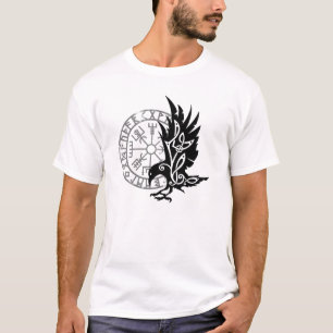 Cobeau nordique vegvisir-symbool Viking T-shirt