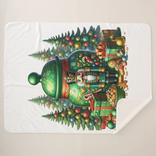 Cobertor (Blanket) Sherpa Quebra-Nozes Sherpa Deken (Voorkant (horizontaal))