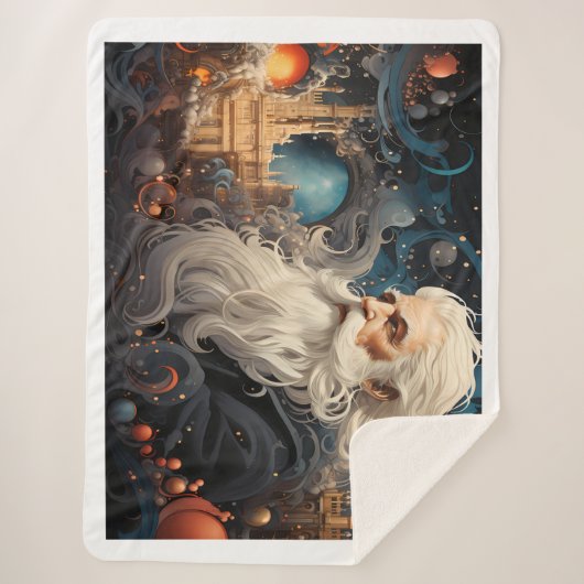 Cobertor (Blanket) Sherpa Sonho com Noel Sherpa Deken (Voorkant)