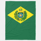 Cobertor de Lã Bandeira Imperial do Brasil Fleece Deken (Voorkant)