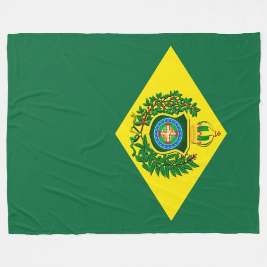 Cobertor de Lã Bandeira Imperial do Brasil Fleece Deken (Voorkant (Horizontaal))