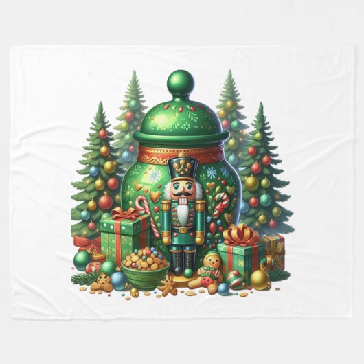 Cobertor de Lã (Wool Blanket) Quebra-Nozes Fleece Deken (Voorkant (Horizontaal))