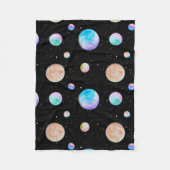 Cobertor Linha Galáxia de Tinta Fleece Deken (Voorkant)