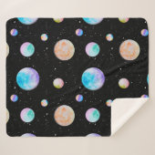 Cobertor Linha Galáxia de Tinta Sherpa Deken (Voorkant (horizontaal))