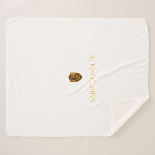 Cobertor Saint John FC. Sherpa Deken (Voorkant (horizontaal))
