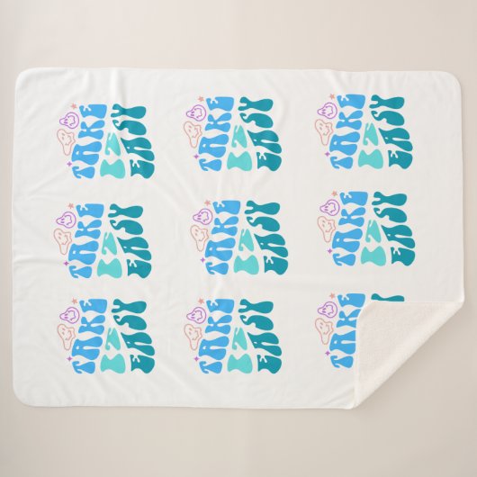 COBERTOR TAKE IT EASY SHERPA DEKEN (Voorkant (horizontaal))