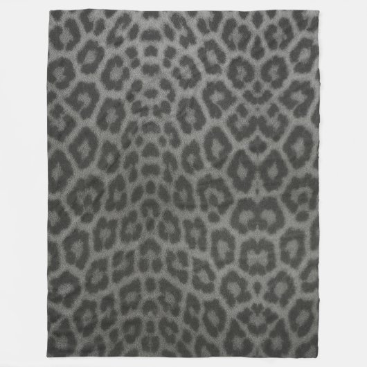 Cobertor Textura de Pele de Leopardo Fleece Deken (Voorkant)