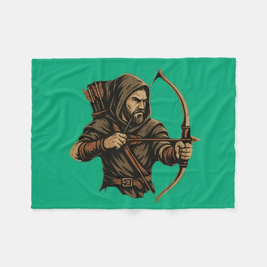 Cobertor ZORRO Fleece Deken (Voorkant (Horizontaal))