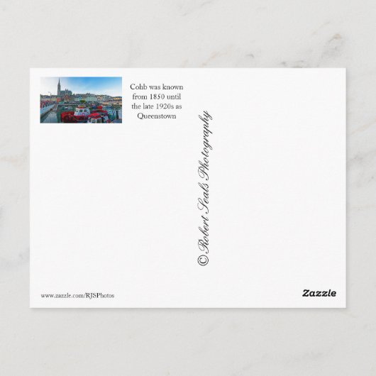 Cobh Harbour Briefkaart (Achterkant)