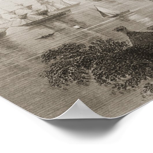 Cobh Harbour, Cork, Ierland Poster (Hoek)