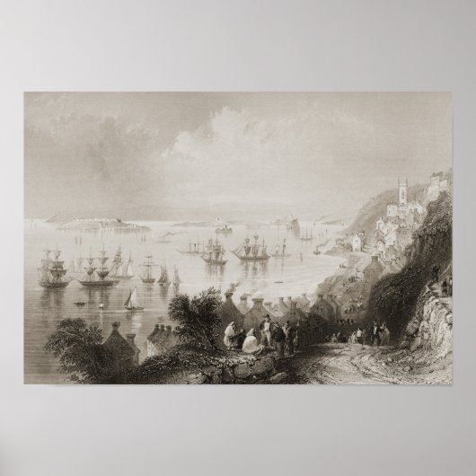 Cobh Harbour, Cork, Ierland Poster (Voorkant)