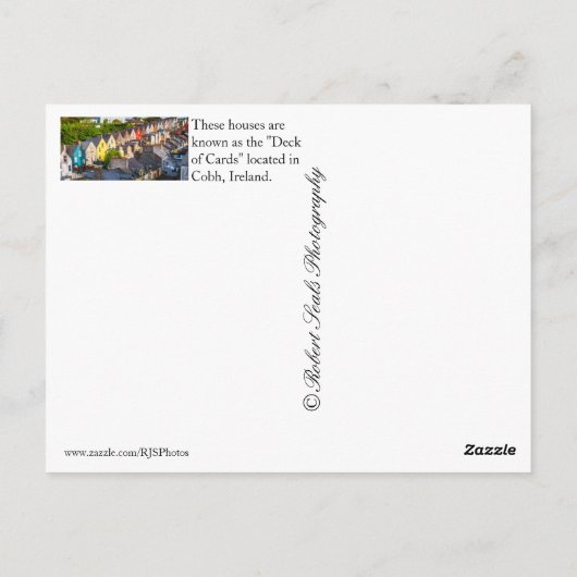 Cobh, Ierland Briefkaart (Achterkant)