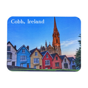 Cobh, Ierland Deck of Cards Houses Magnet Magneet