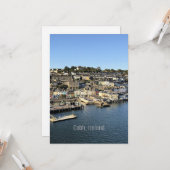 Cobh, Ierland Kaart (Voorkant / Achterkant in situ)