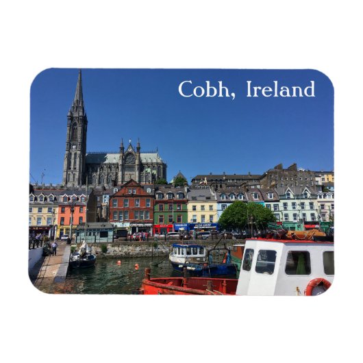 Cobh, Ierland Uitzicht van Pier Magnet Magneet (Horizontaal)