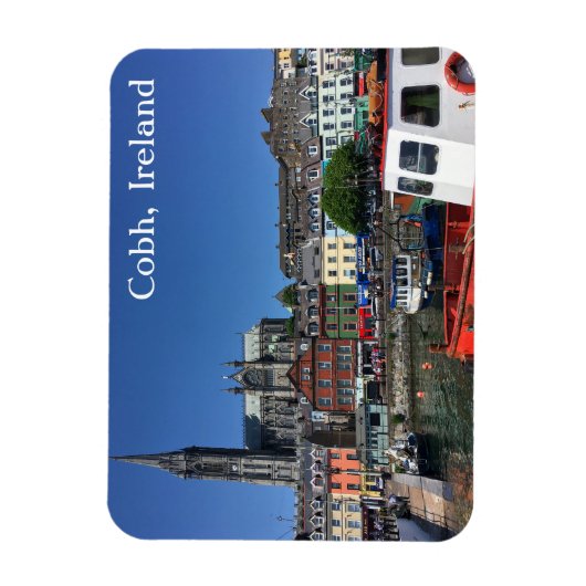 Cobh, Ierland Uitzicht van Pier Magnet Magneet (Verticaal)