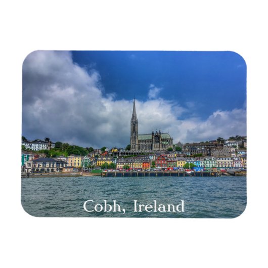Cobh, Ierland vanaf de Watermagneet Magneet (Horizontaal)