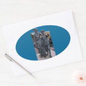 Cobh, Ierse standplaats Ovale Sticker (Envelop)