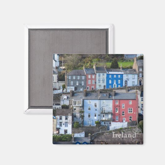 Cobh Ireland Coast Homes Magneet (Voorkant / Achterkant)