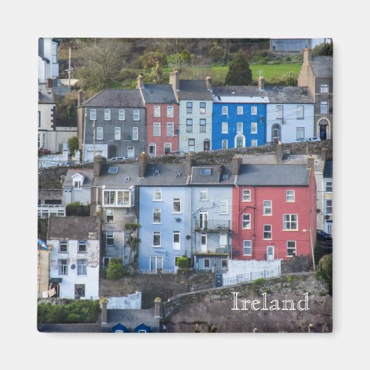 Cobh Ireland Coast Homes Magneet (Voorkant)