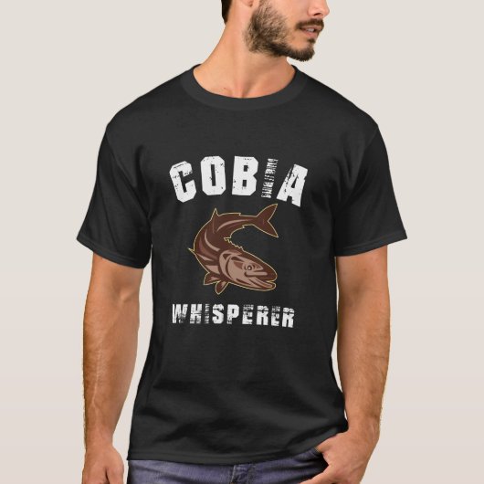 Cobia Whisperer Unieke Geviste Gift Idea Funny for T-shirt (Voorkant)