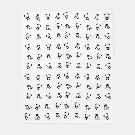 Cobija panda fleece deken (Voorkant)