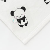 Cobija panda fleece deken (Hoek)