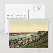 Coblenz en Ehrenbreitstein, Rijn, Duitsland Briefkaart (Voorkant / Achterkant)
