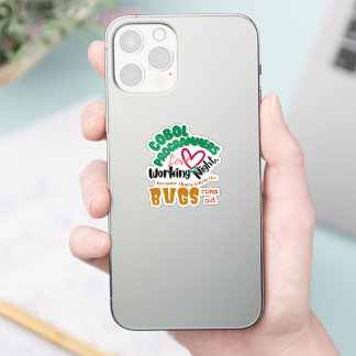 Cobol Bugs Komt Laat Op De Nacht Sticker