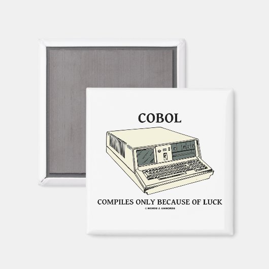 COBOL compileert slechts wegens Luck Magneet (Voorkant / Achterkant)