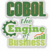 Cobol De Motor van Bedrijfsvoering Sticker (Voorkant)