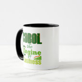 Cobol de motor van het bedrijfsleven  mok (Voorkant links)