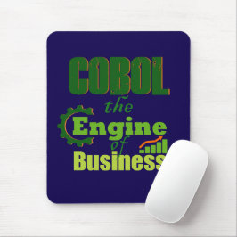 Cobol de motor van het bedrijfsleven  muismat