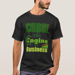Cobol is de motor van het bedrijfsleven t-shirt