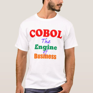 Cobol is de motor van het bedrijfsleven t-shirt