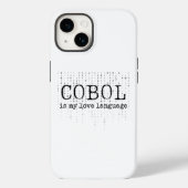 Cobol is mijn liefdestaal.b Case-Mate iPhone case (Achterkant)