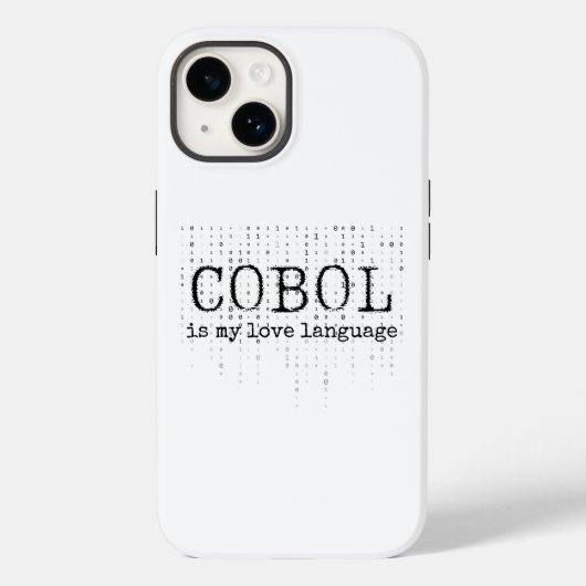 Cobol is mijn liefdestaal.b Case-Mate iPhone case (Achterkant)
