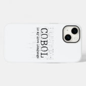 Cobol is mijn liefdestaal.b Case-Mate iPhone case (Achterkant (horizontaal))